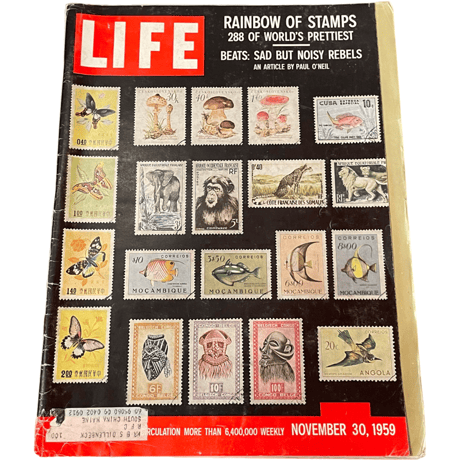 VINTAGE BOOK (USED)  LIFE MAGAZINE 1959 NOV