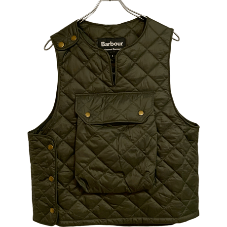 新品　BABOUR QUILTED VEST KAHKI