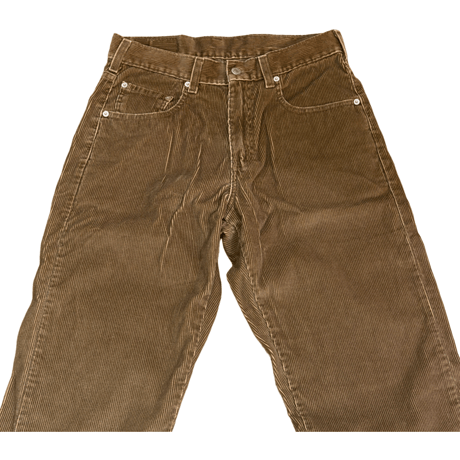 USED US Levi's 569 BROWN CORDUROY