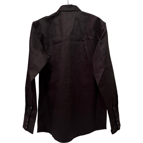 新品　Wrangler USA Black Twill western shirts