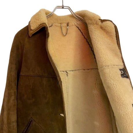 USED VINTAGE SHEARLING COAT ”MADE IN ENGLAND”