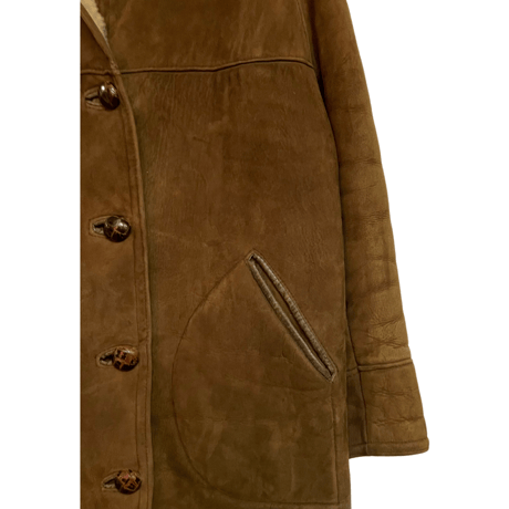 USED VINTAGE SHEARLING COAT ”MADE IN ENGLAND”