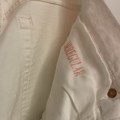 新品　US LEVI'S PREMIUM 501 WHITE JEANS  93