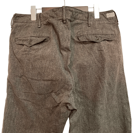 USED DOUBLE RL SALT&PEPPER WORK TROUSER