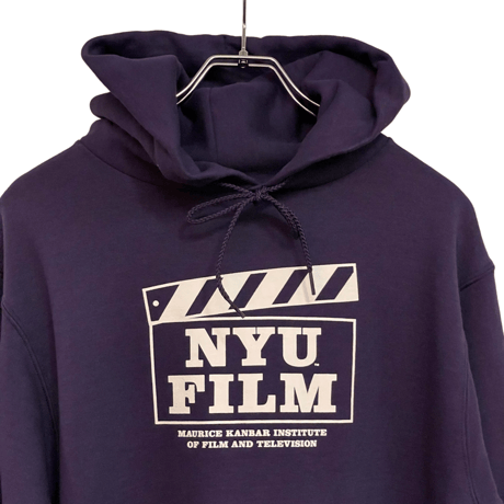 新品　NEW YORK UNIVERSITY(NYU FILM) × CHAMPION FLEECE HOODIE