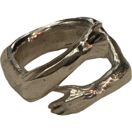 新品　NEW STERLING SILVER  ”HUG” RING #2