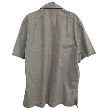 USED ”VINTAGE ” 1990's  DOUBLE RL CAMP SHIRTSQUILTING WINDOWPANE