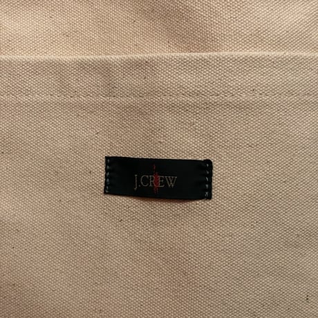 新品　J CREW HEAVY WEIGHT CANVAS TOTE BAG