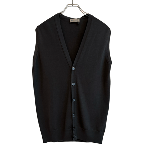 新品　JOHN SMEDLEY  WOOL WAIST COAT  "MADE IN ENGLAND"