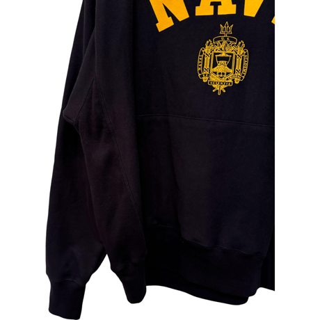 新品　CHAMPION REVERSWEAVE HOODIE US NAVY　NAVY×YELLOW