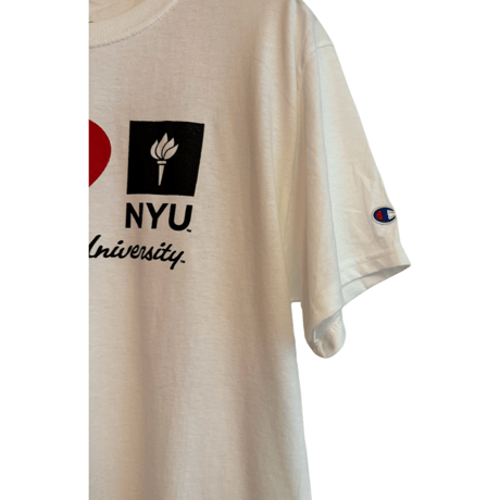 新品　CHAMPION S/S TSHIRTS  NYU(New York UNIVERSITY)