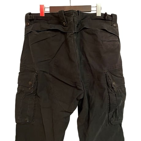 USED DOUBLE RL BLACK CARGO HEAVY WEIGHT COTTON
