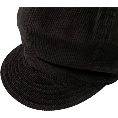 新品　NEW YORK HAT BLACK CORDUROY SPITFIRE CASQUETTE MADE IN USA