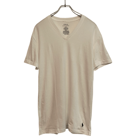 新品　POLO RALPH LAUREN V-NECK 3PIECE TEE SLIM FIT WHITE