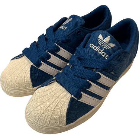 新品　  ADIDAS SUPERSTAR MODIFIED BLUE HEMP