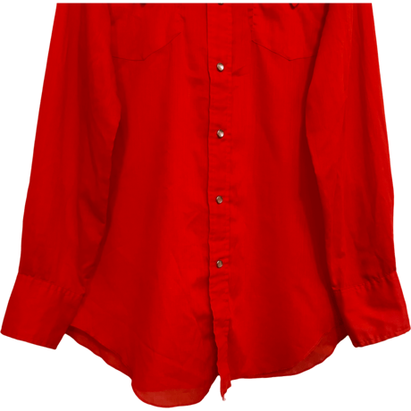 VINTAGE H BAR C RED  WESTERN SHIRTS