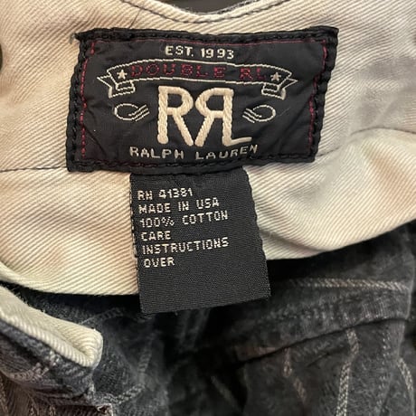 USED DOUBLE RL STRIPE TROUSER MADE IN USA