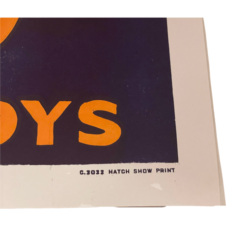 新品　 HATCH SHOW PRINT POSTER ”BILL MONROE”  MADE IN USA