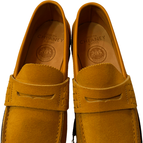 新品　 JOSEPH CHEANY&SONS  DOVER LOAFER"YELLOW”