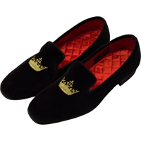 NEW BROOKS BROTHERS(PEAL&co) VELVET SLIPPER”MADE IN ENGLAND"