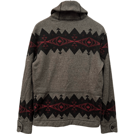 USED POLO RALPH LAUREN  NATIVE SHAWL COLLAR SWEAT JACKET