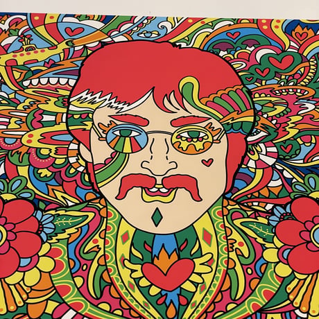 新品 Manic Minotaur JOHN LENNON POSTER 4/50