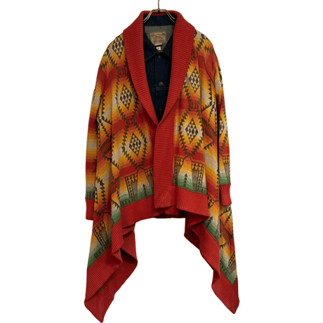 USED Polo Ralph Lauren   NAITIVE KNIT SHAWL