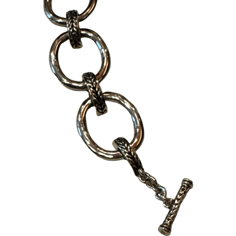 USED LAUREN  RALPH LAUREN CHAIN NECKLACE/DOUBLE  BRACELET