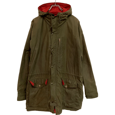 USED VINTAGE MADE IN USA  POLO RALPH LAUREN WAXED COTTON HOOD JACKET