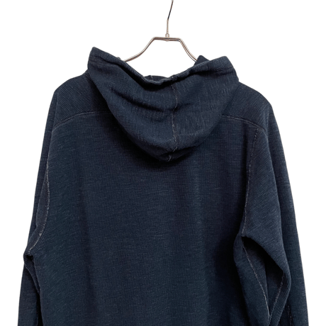 USED DOUBLE RL THERMAL HOODIE "INDIGO DYE"