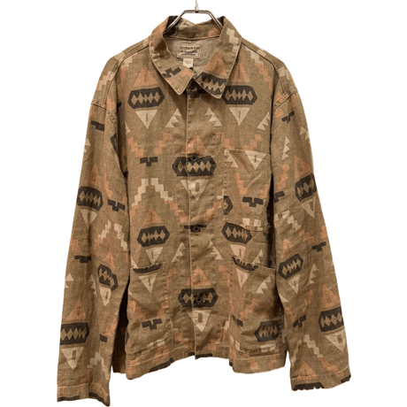 USED DOUBLE RL LINEN CHORE JACKET