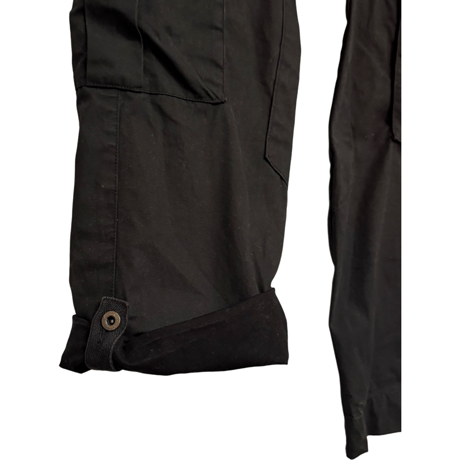 USED POLO RUGBY BLACK HEAVY WEIGHT CANVAS BUSH PANTS