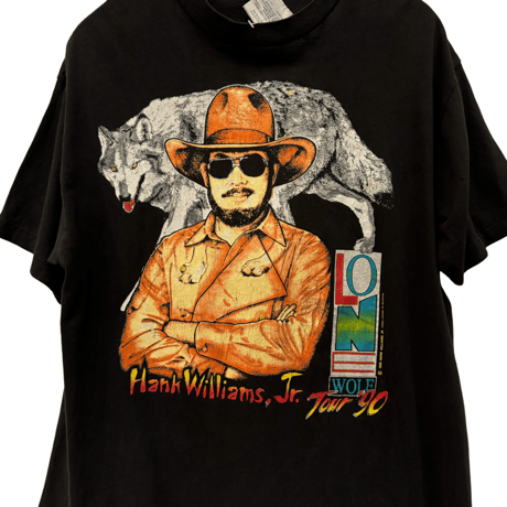 VINTAGE (USED) HANK WILLIAMS Jr 1990 TSHIRTS ROCK COUNTRY