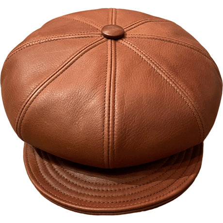 新品　NEW YORK HAT LEATHER SPITFIRE CASQUETTE MADE IN USA