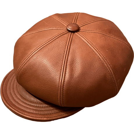 新品　NEW YORK HAT LEATHER SPITFIRE CASQUETTE MADE IN USA