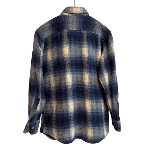 USED OMBRE CHECK FLANNEL SHIRTS