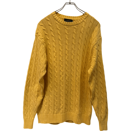 USED 90s JCREW FISHERMAN SWEATER