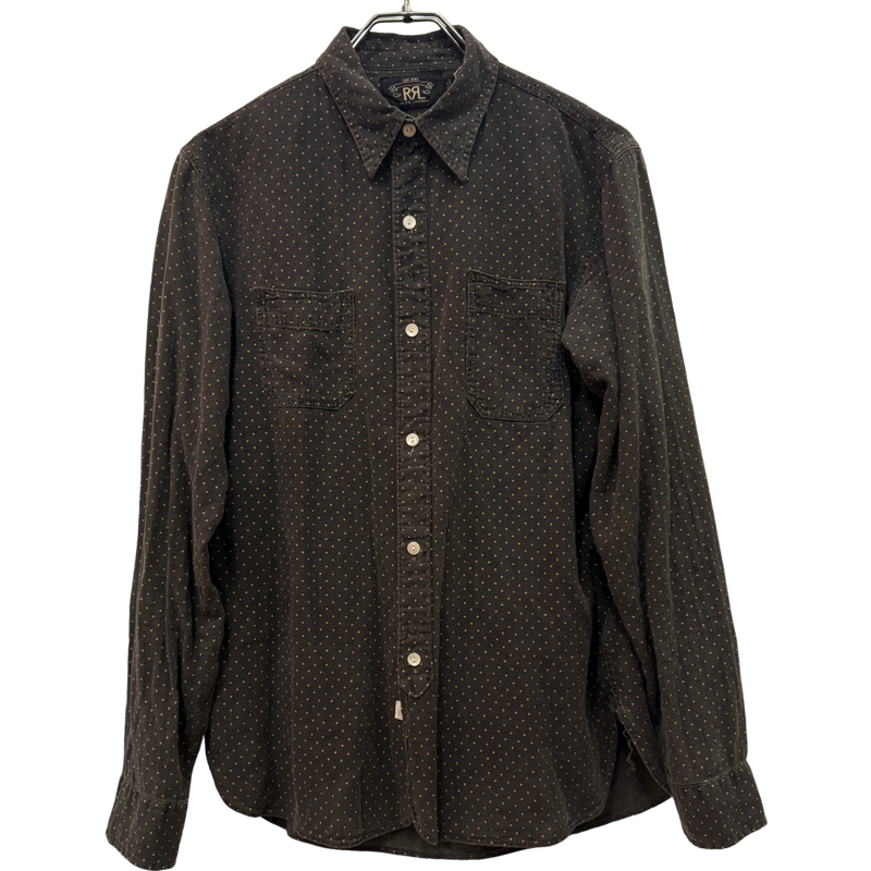 RRL　ポルカドット　シャツ　L　ブラック Róhe ポルカドット シャツ | ブラック | FARFETCH JP