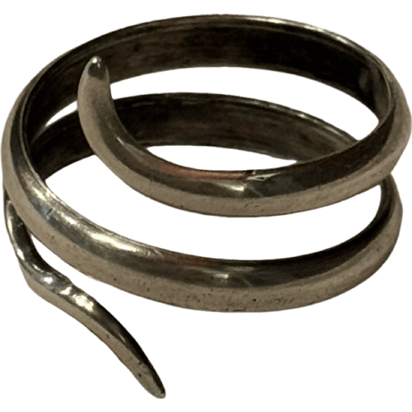 USED SILVER  RING
