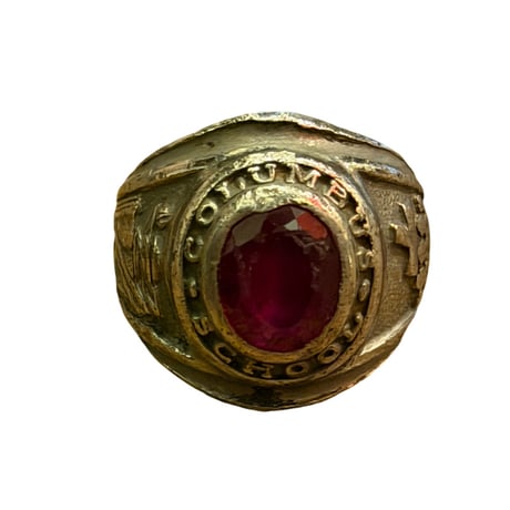 VINTAGE 1968 SCHOOL RING 925 SILVER