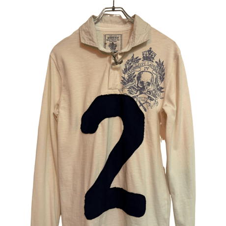 DEAD STOCK  POLO RUGBY "SKULL" RUGBY SHIRTS