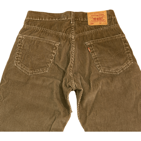 USED US Levi's 569 BROWN CORDUROY