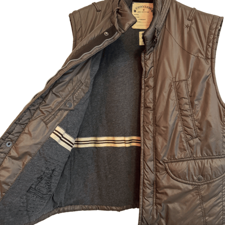 USED JOHN VARVATOS MOTORCYCLE PUFFY VEST