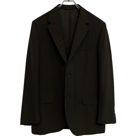 VINTAGE/ANTIQUE (USED) 60s BLACK SACKCOAT