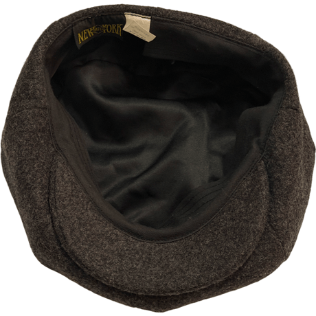 USED NEW YORK HAT NEWSBOY CASQUETTE MADE IN USA