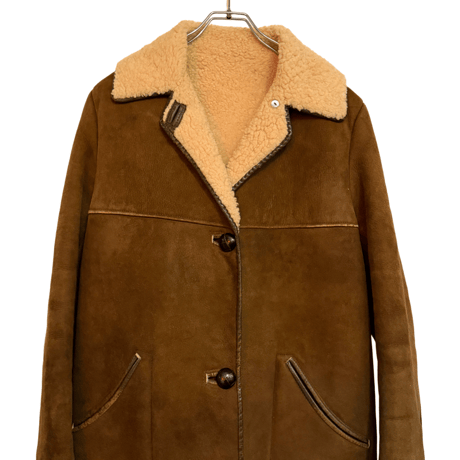 USED VINTAGE SHEARLING COAT ”MADE IN ENGLAND”
