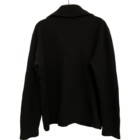 USED RRL ”BLACK SHAWL COLLAR” CARDIGAN  WOOL×CASHMERE MADE IN ITALY SIZE L