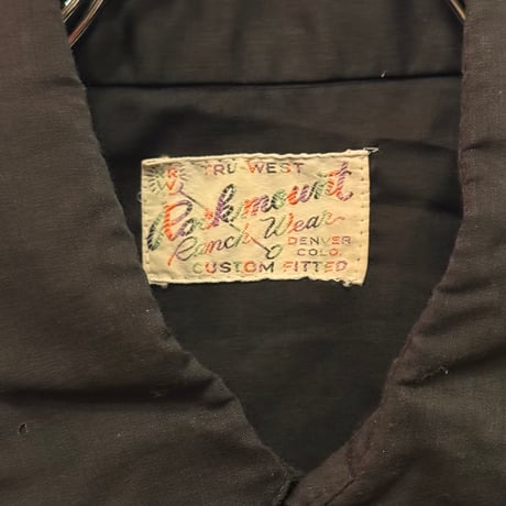 USED  1970's  EMBROIDRED ROCKMOUNT WESTERN SHIRTS