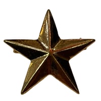 DEADSTOCK  80s  ”STAR”　PINS "BIG"  ”MADE IN UK”