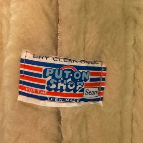 VINTAGE SEARS VELVET BOA VEST